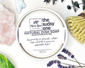 Natural dish soap, toxin free dish soap. Foaming and sudsy. Sustainable. Free from chemicals. Locally sourced ingredients from Canada. 
