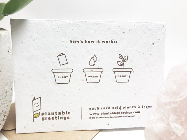 Plantable Seed Card